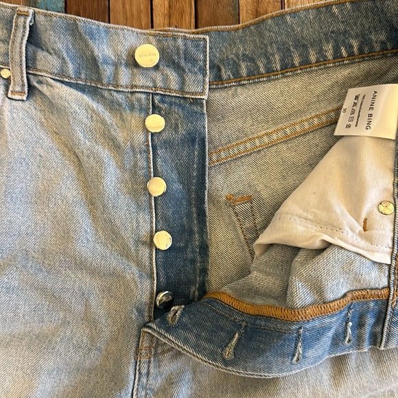 ANINE BING The Kit Blue Shorts Sz 30 **NWT** - Picture 5 of 16